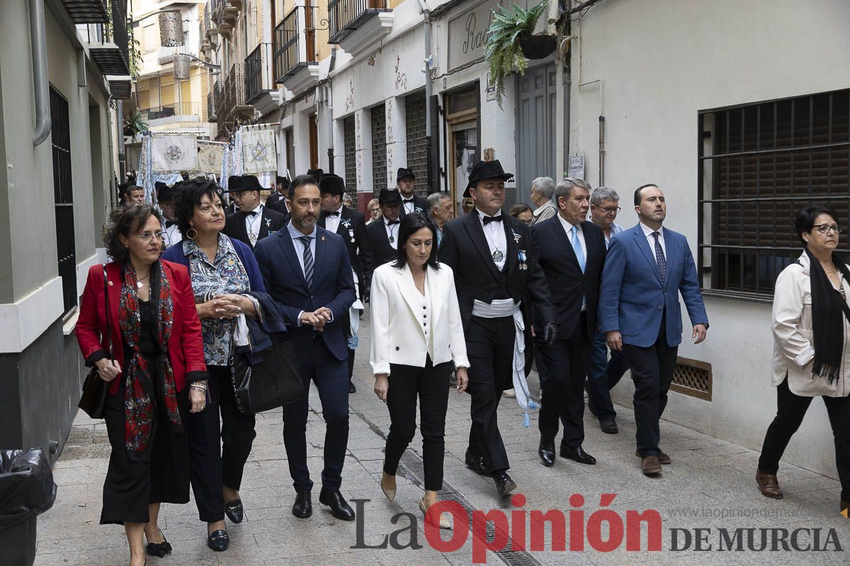 Las Fiestas de Yecla y peregrinos de Lorca llegan a Caravaca