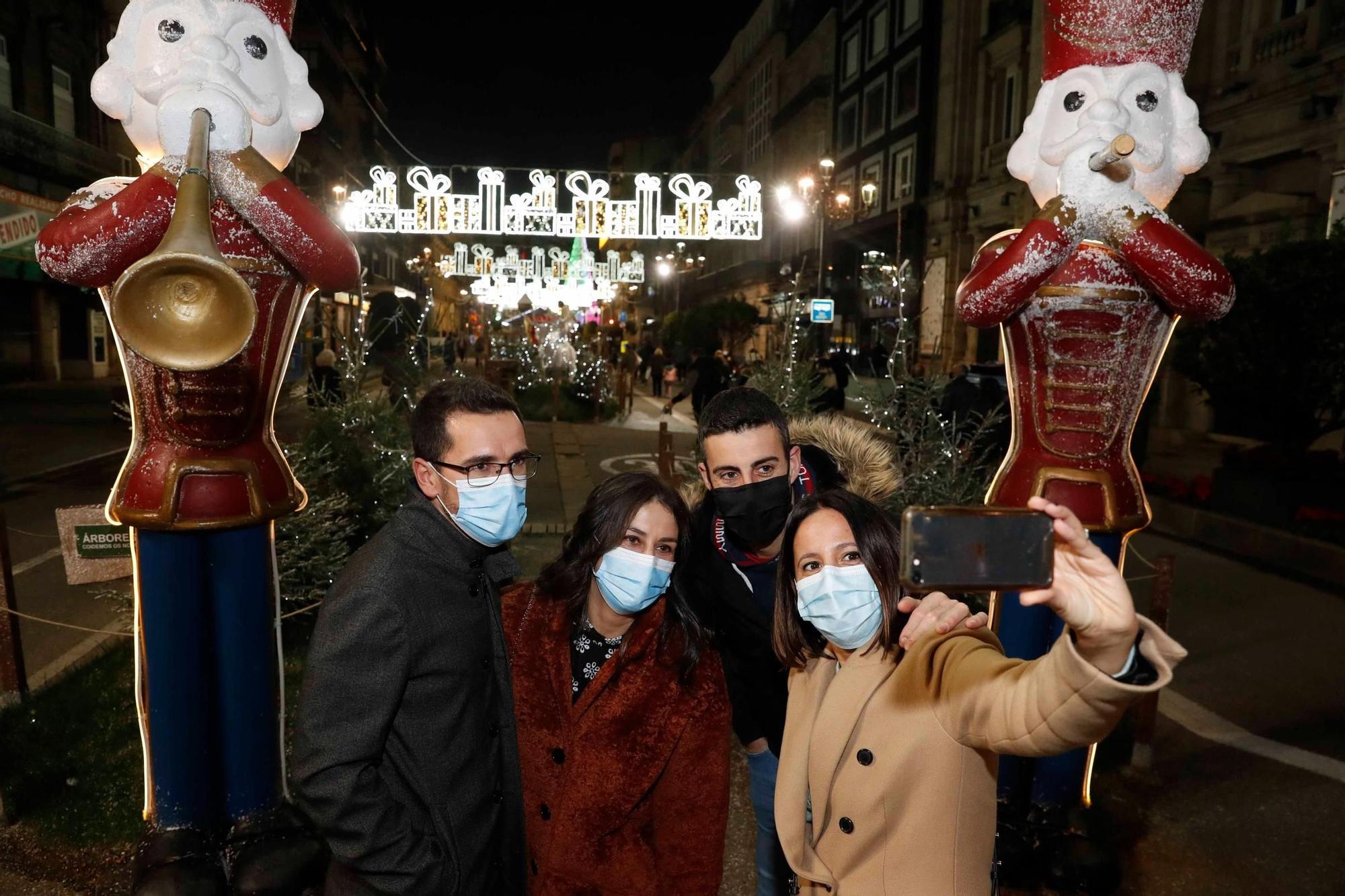 Así se apagaron las luces de Vigo tras una Navidad para la historia