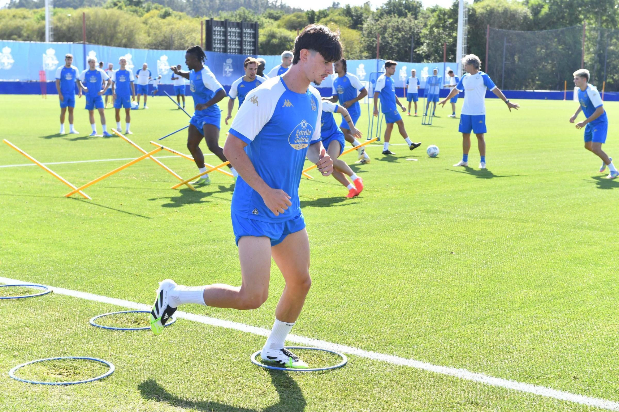 Primer entrenamiento bajo las órdenes de Antonio Hidalgo