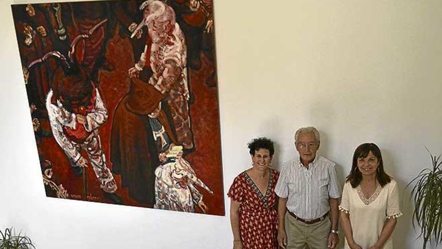 Obra de arte en honor a los ´dimonis´ de Manacor