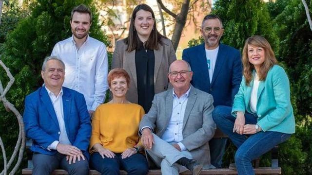 Integrantes de Compromís por Sagunt