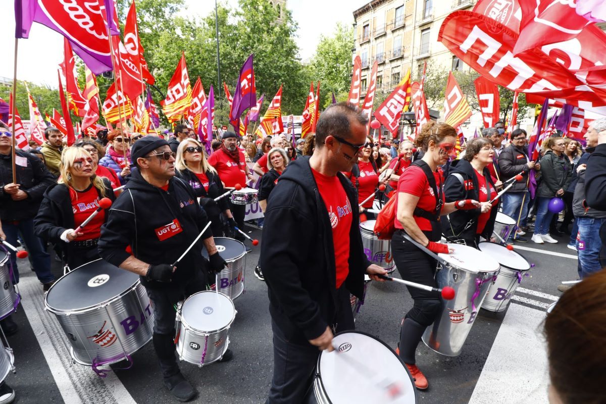 Manifestación del 1º de Mayo en Zaragoza