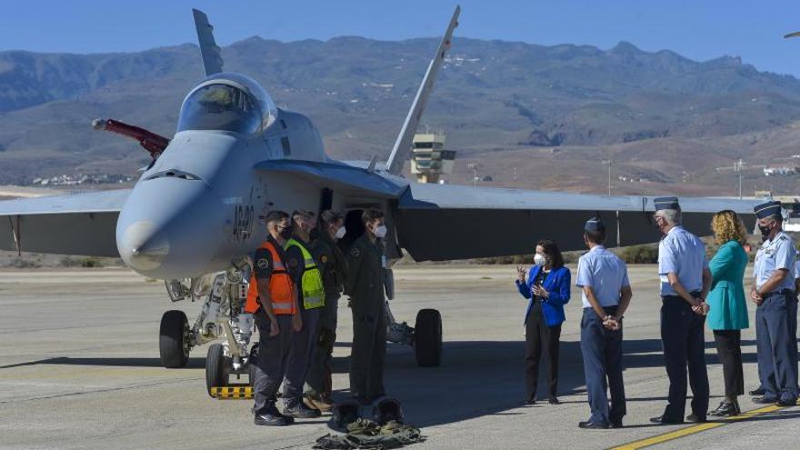 Los nuevos Eurofighter estarán en Canarias «lo antes posible»