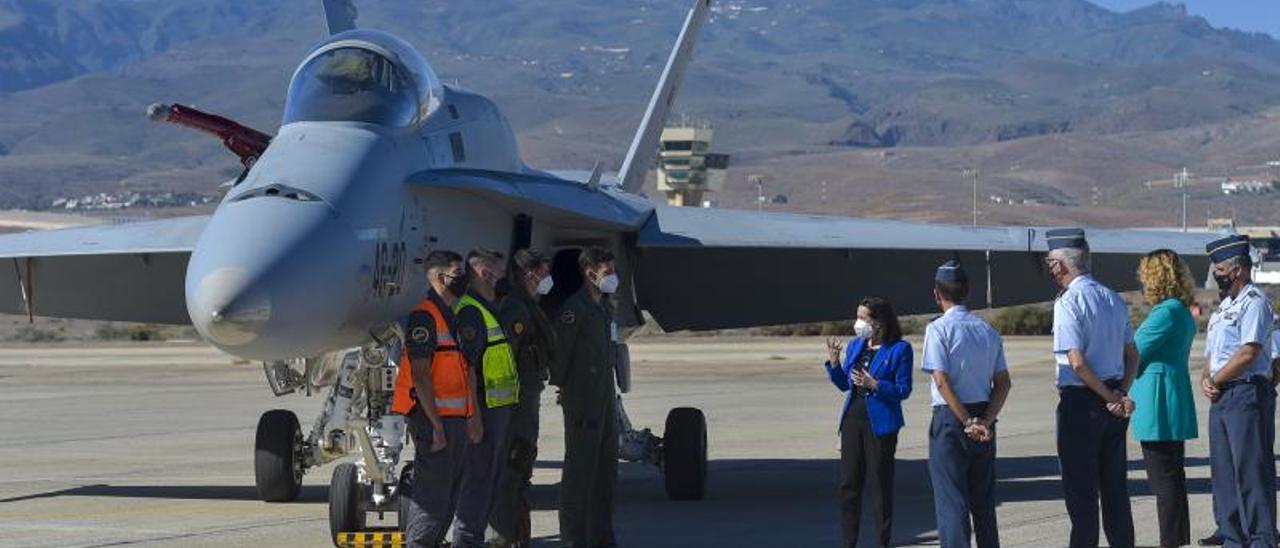Los nuevos Eurofighter estarán en Canarias «lo antes posible»