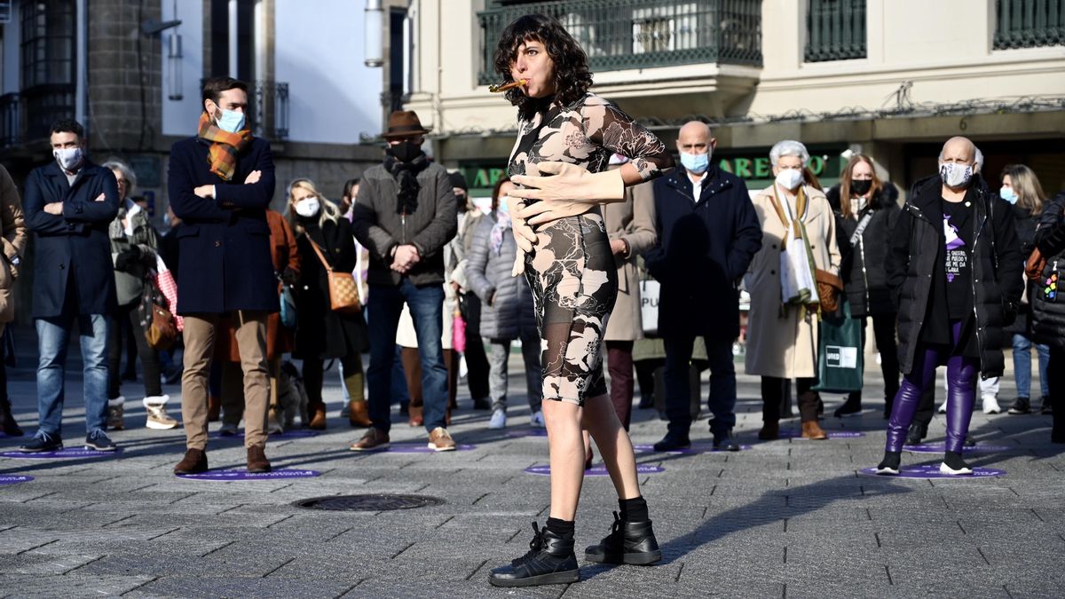 25N: Galicia salió a la calle vestida de morado