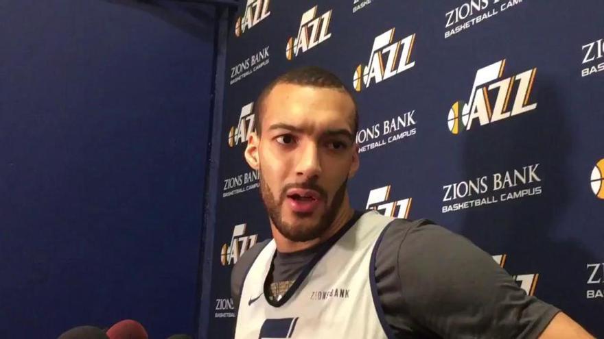 Rudy Gobert rompe a llorar por no ir al All-Star de la NBA