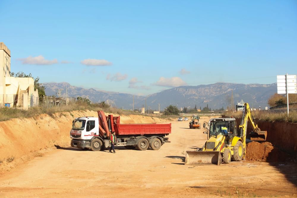 En marcha las obras del tramo II  del segundo cinturón de Palma