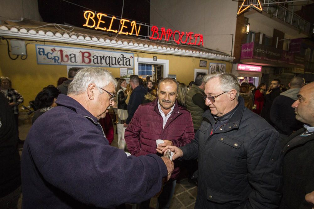 Inauguración del belén de la Barqueta de Benidorm