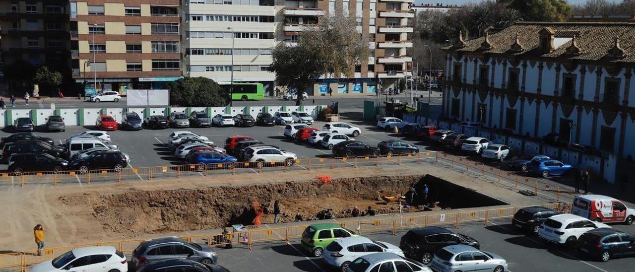 Catas arqueológicas en el solar de la Diputación de Córdoba.