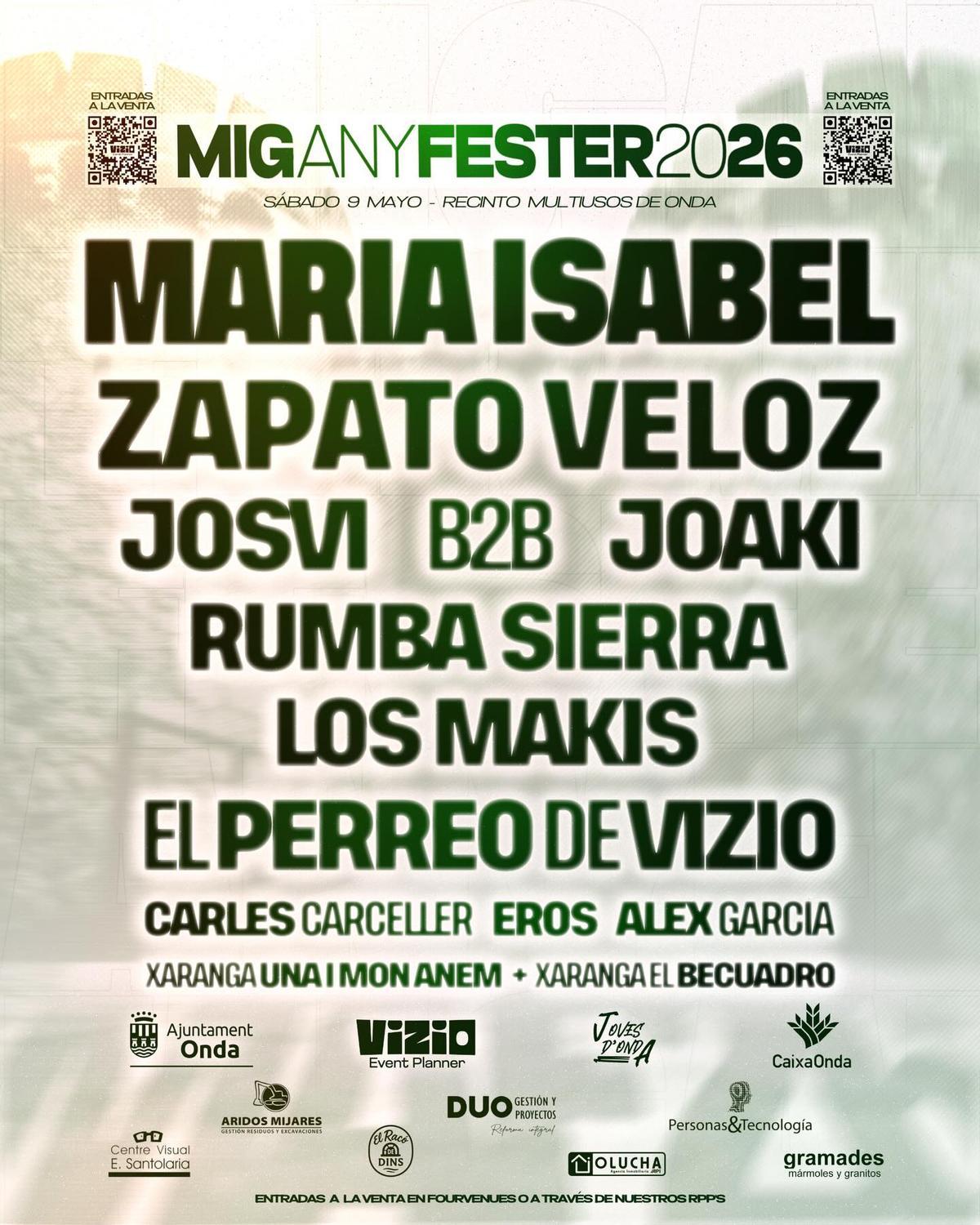 Cartel del Mig Any Fester 2026 de Onda.