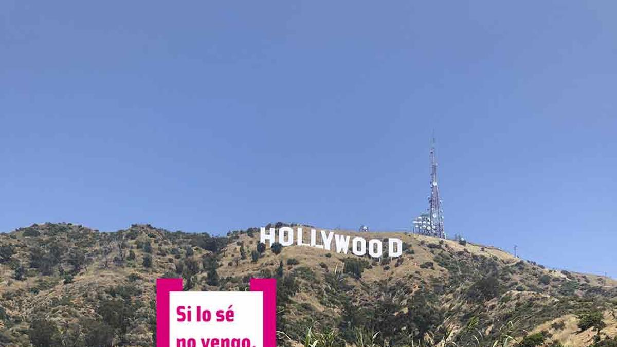 Carmen Raya en el cartel de Hollywood
