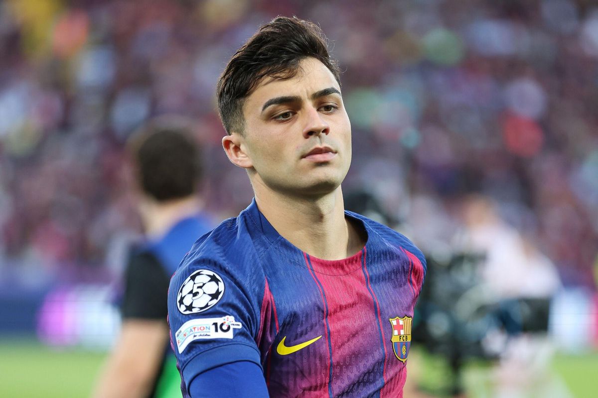 Pedri of FC Barcelona looks on during the UEFA Champions League 2025/26 League Phase MD3 match between FC Barcelona and Olympiacos FC at Estadi Olimpic Lluis Companys on October 21, 2025 in Barcelona, Spain. AFP7 21/10/2025 ONLY FOR USE IN SPAIN. Irina R. Hipolito / AFP7 / Europa Press;2025;SPORT;ZSPORT;SPAIN;SOCCER;ZSOCCER;FC Barcelona v Olympiacos FC -  UEFA Champions League 2025/26 League Phase MD3;