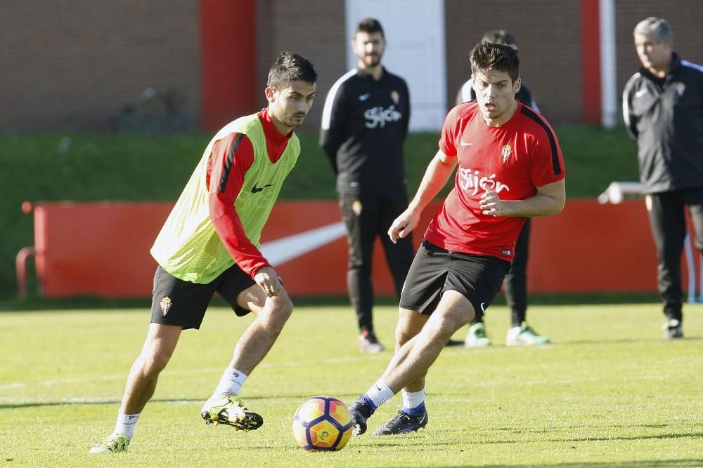 Entrenamiento del Sporting de Gijón