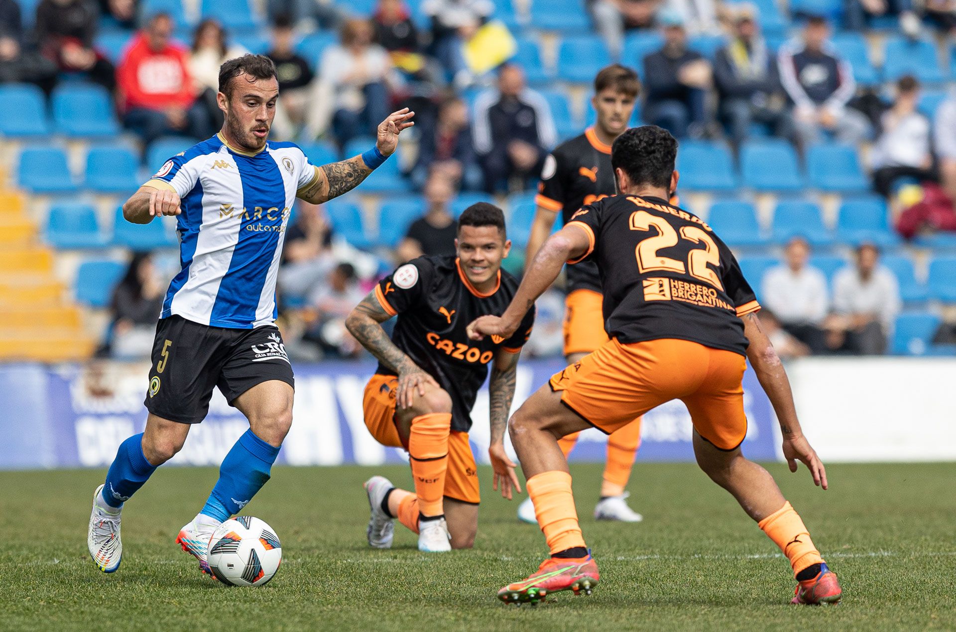 Derrota del Hércules ante el Valencia Mestalla