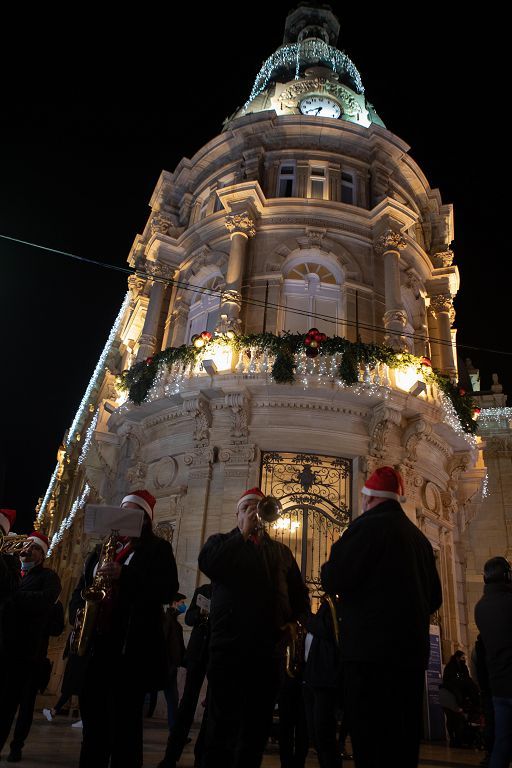 Encendido navideño de luces en Cartagena