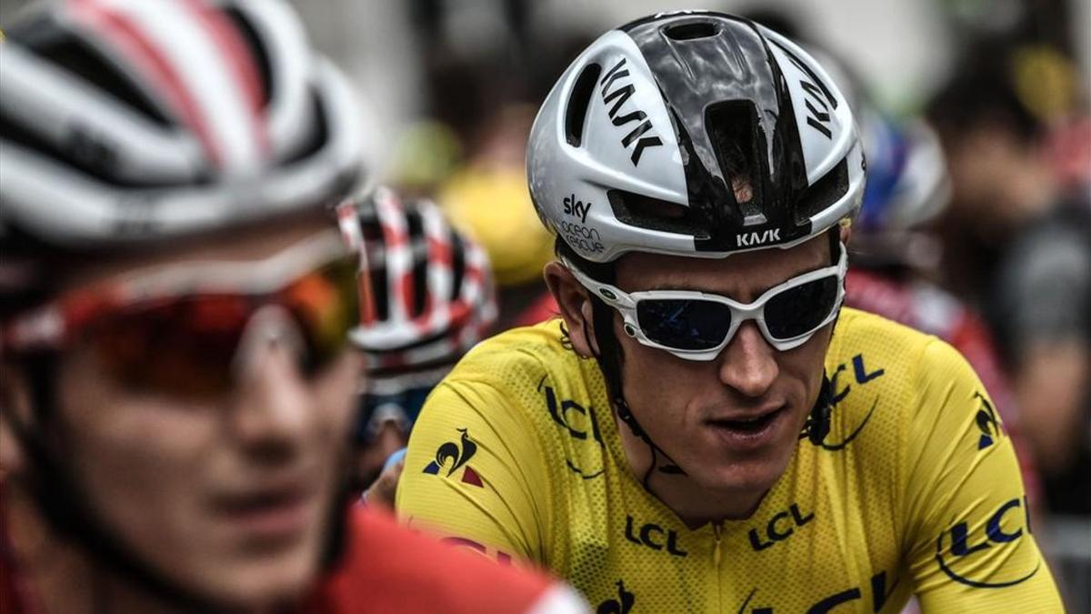 Geraint Thomas, maillot amarillo del Tour