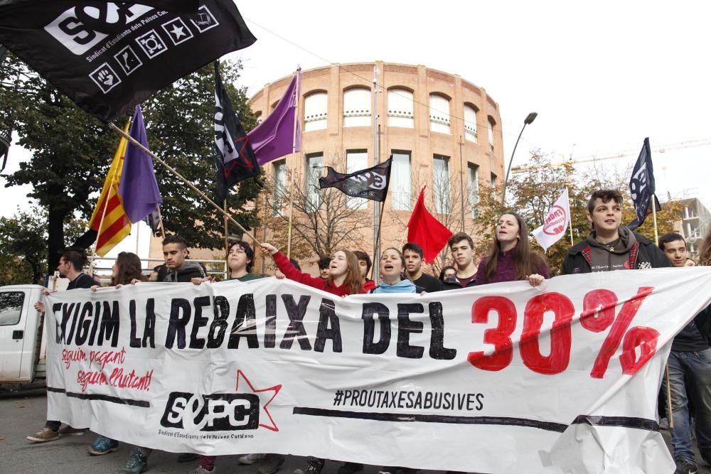 Manifestació Ensenyament i estudiants