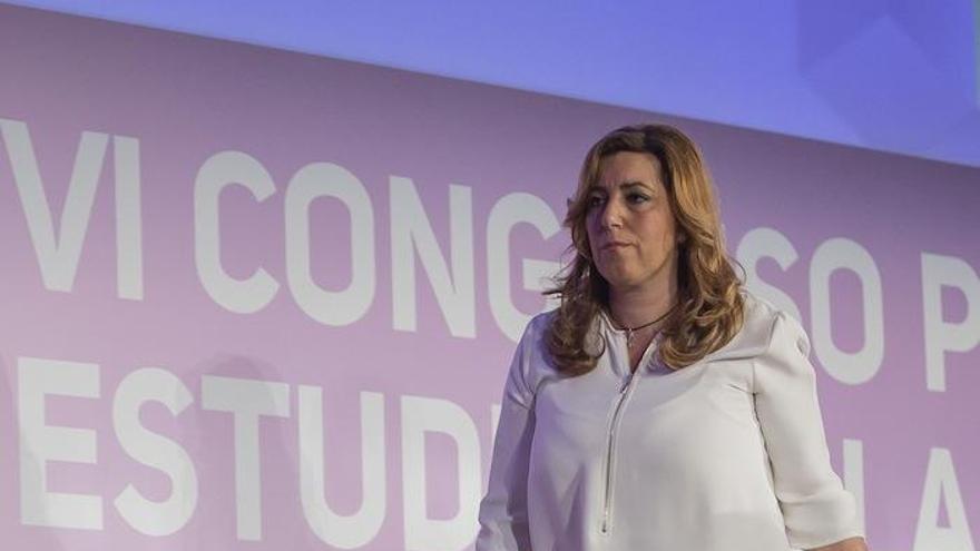La presidenta andaluza, Susana Díaz, ayer.