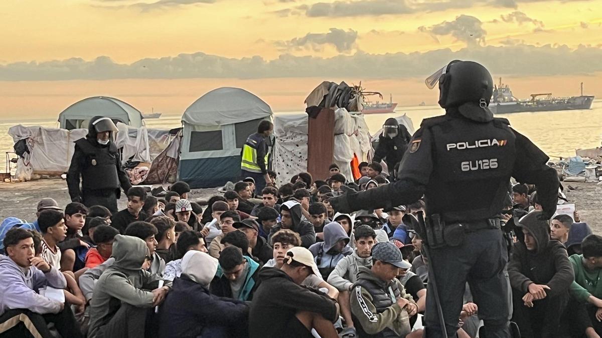 Crisis migratoria en Ceuta