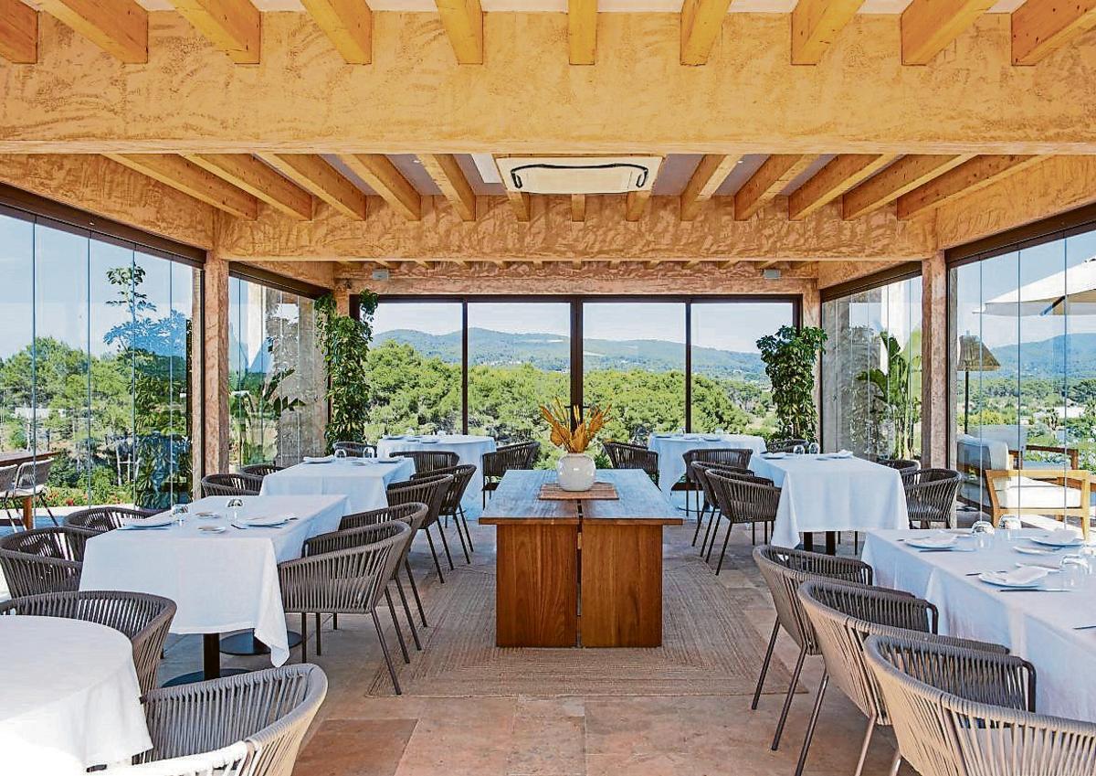 The pergola at Can Secret. | JOSE A. GÓMEZ