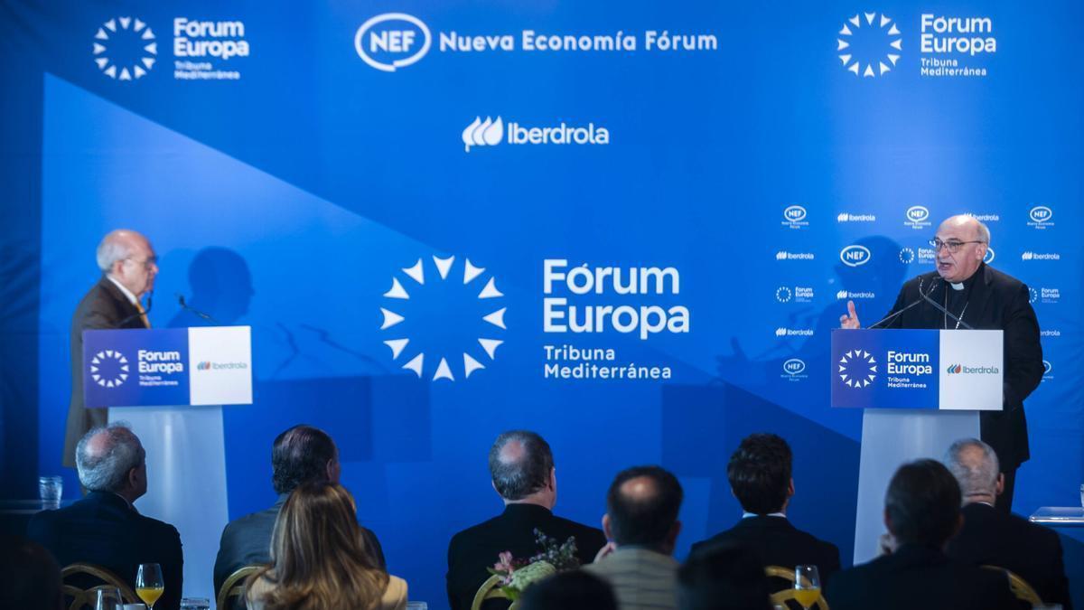 Enrique Benavent, en el desdejuni informatiu