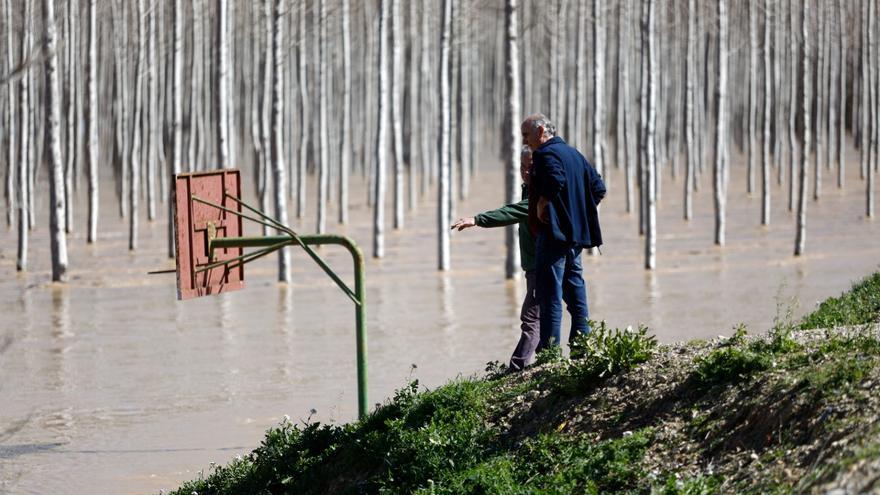 La CHE alerta del aumento del caudal en numerosos cursos fluviales de la cuenca del Ebro