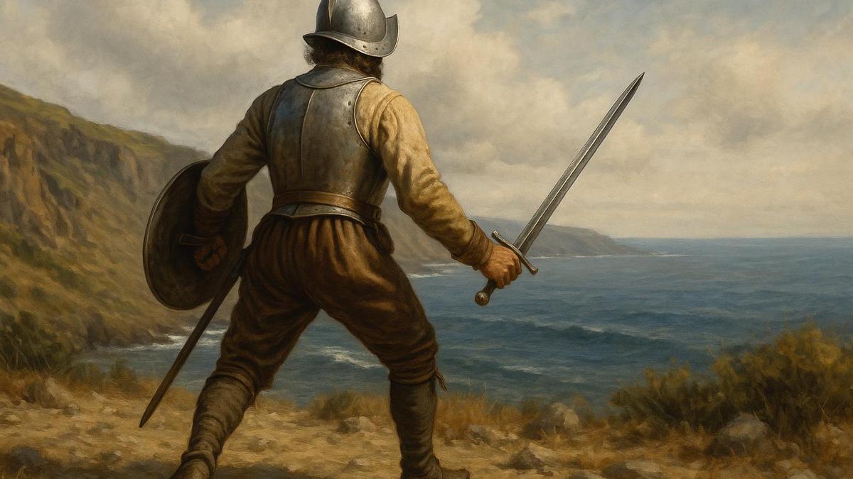 Conquistador castellano en Gran Canaria