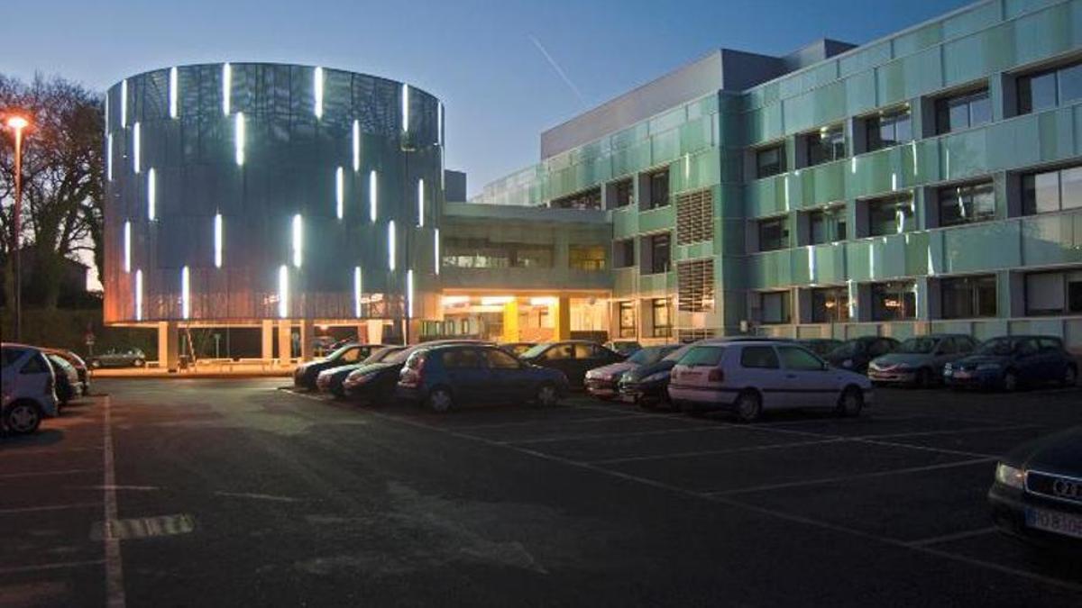Vista exterior de las instalaciones del Hospital Provincial de Conxo