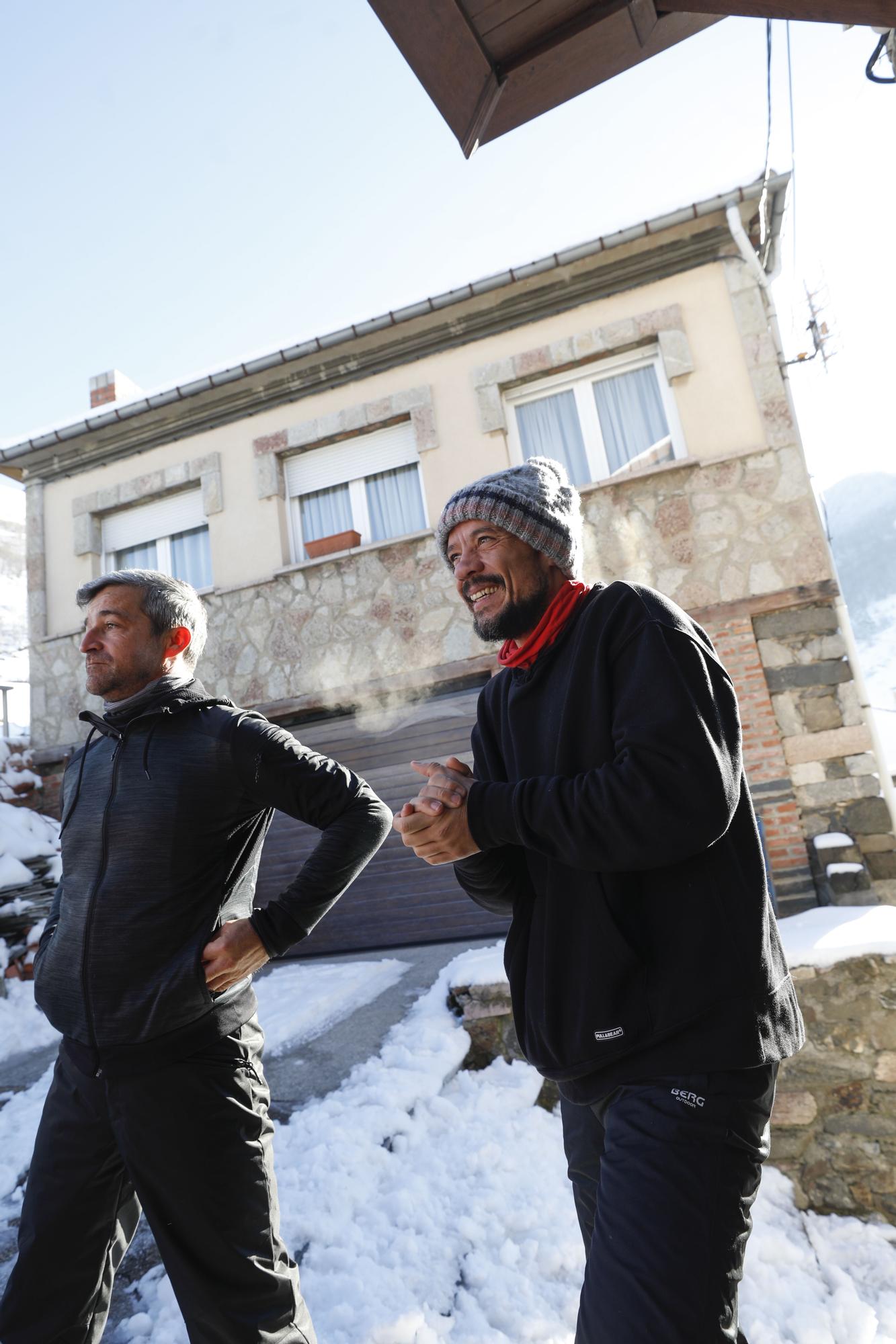 EN IMÁGENES: Pajares, la nevera de Asturias, amanece a -9,3ºC