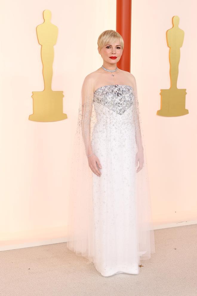 Michelle Williams en los Premios Oscar 2023.