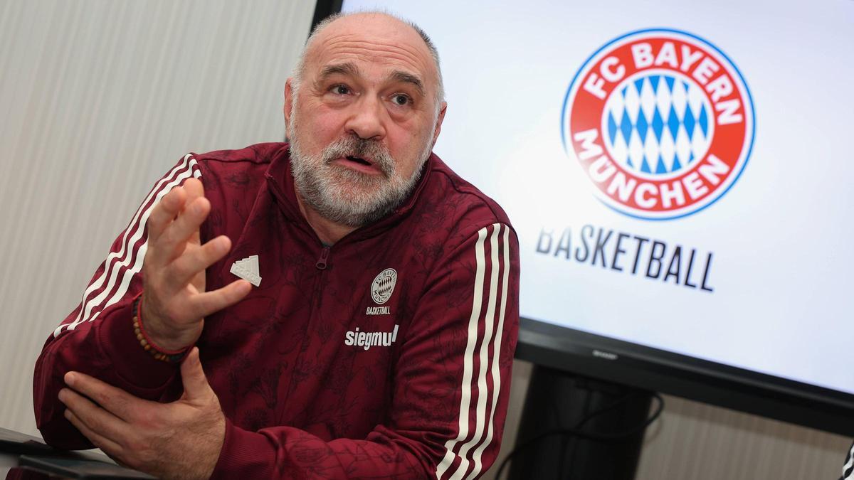 Pablo Laso, técnico del Bayern Múnich, este jueves en un céntrico hotel de Barcelona