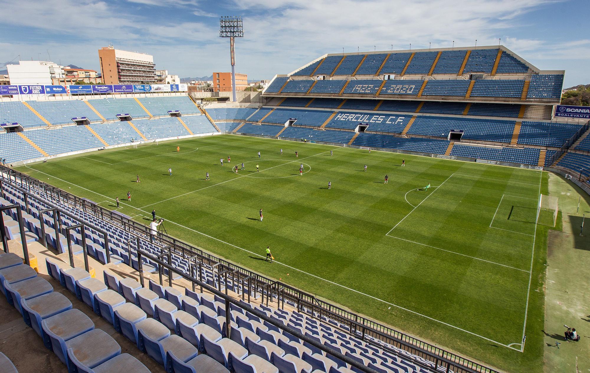 Las imágenes del partido Hércules - Peña Deportiva