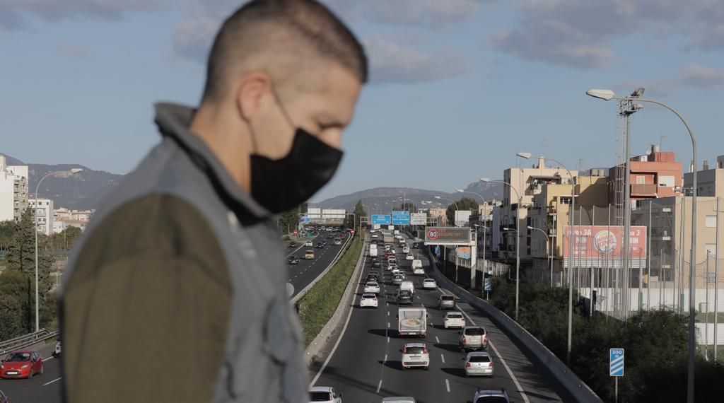 Primer día de límite de velocidad a 80 km/h en la Vía de Cintura de Palma