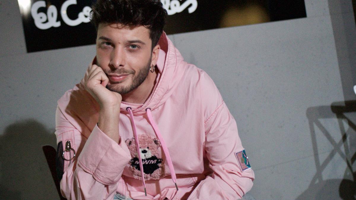 Blas Cantó durante la presentación de su nuevo disco