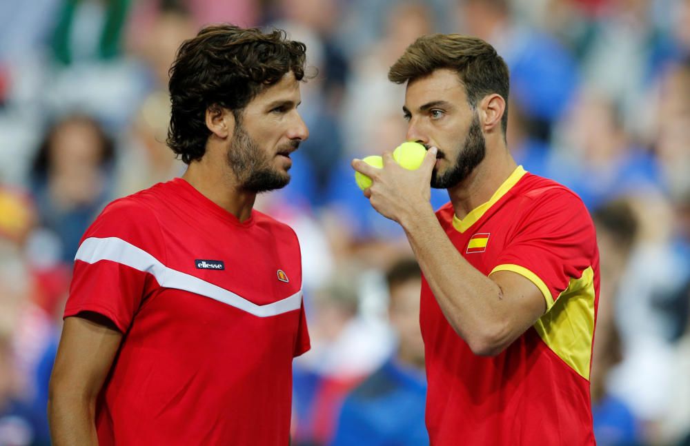 Dobles de la Copa Davis: Francia-España