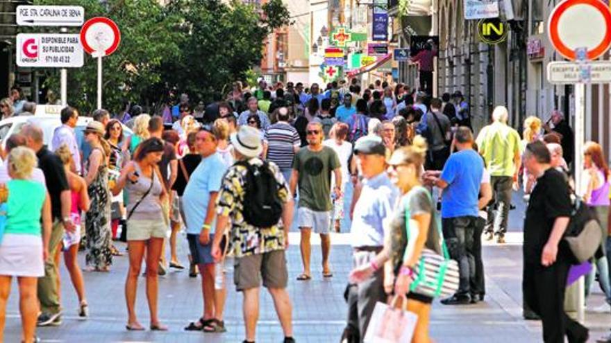 Las calles más comerciales estuvieron concurridas.