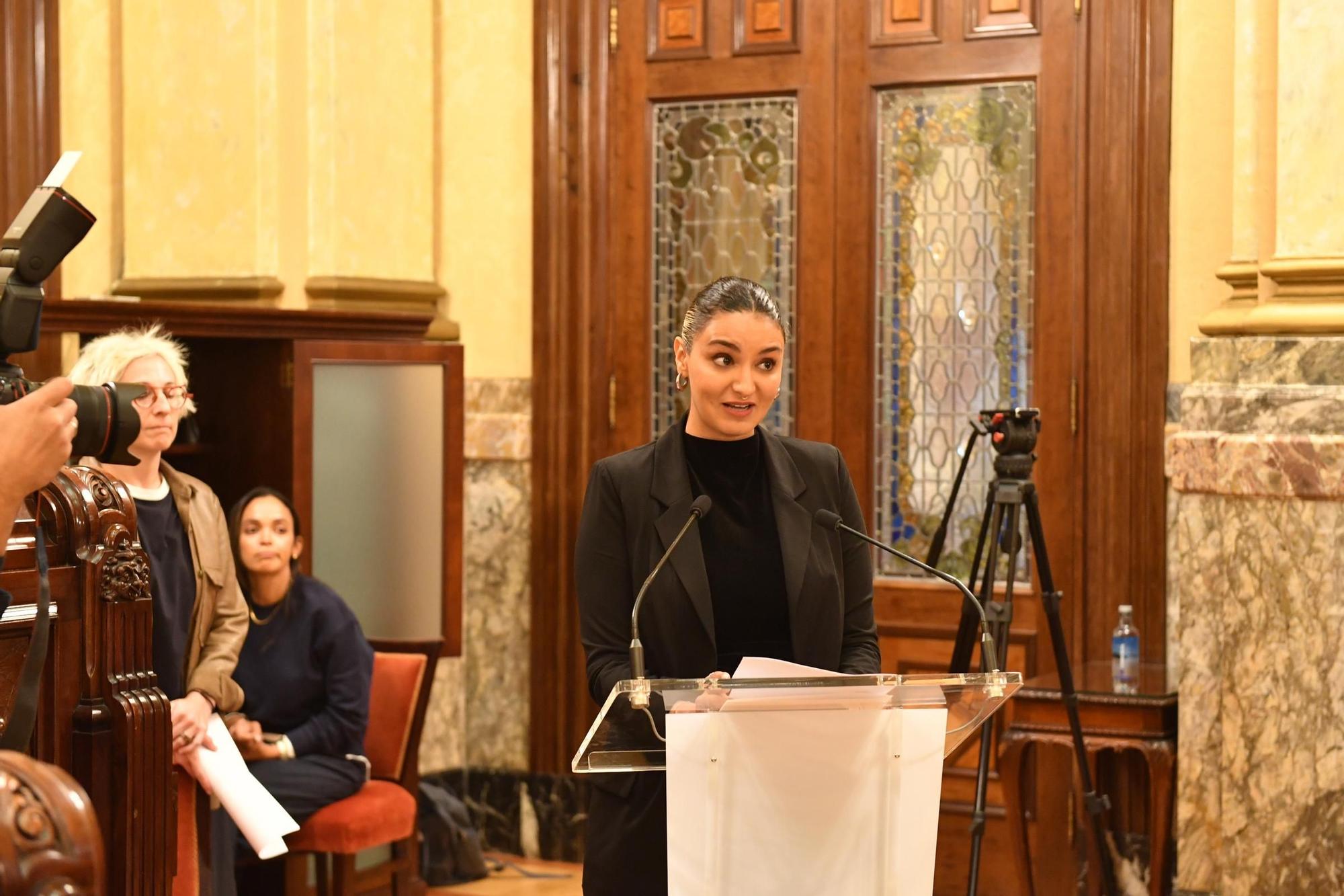 Recepción e enterro dos restos do pintor Francisco Miguel