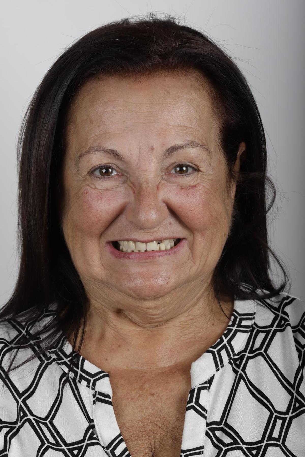 Pilar antes de su operación.