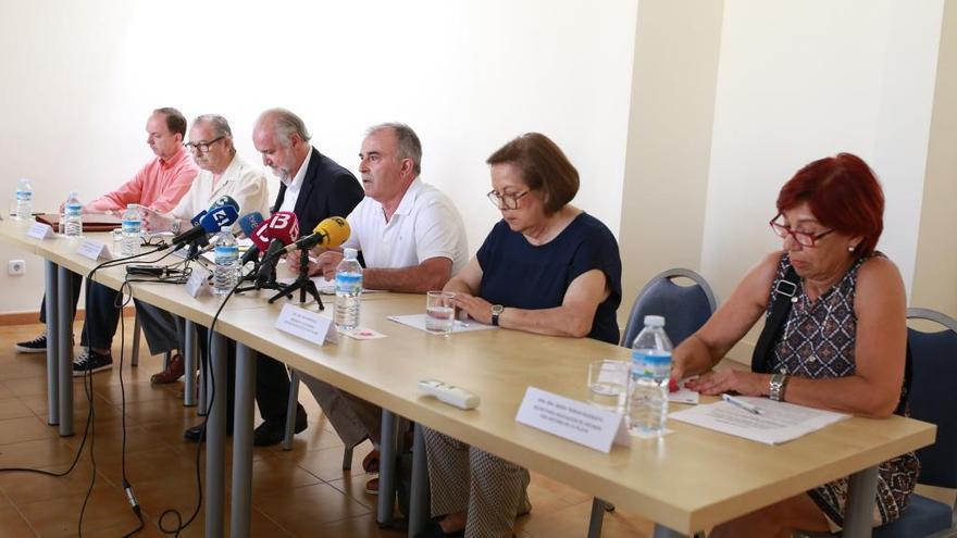 Rueda de prensa de la plataforma por una Playa de Palma Cívica.