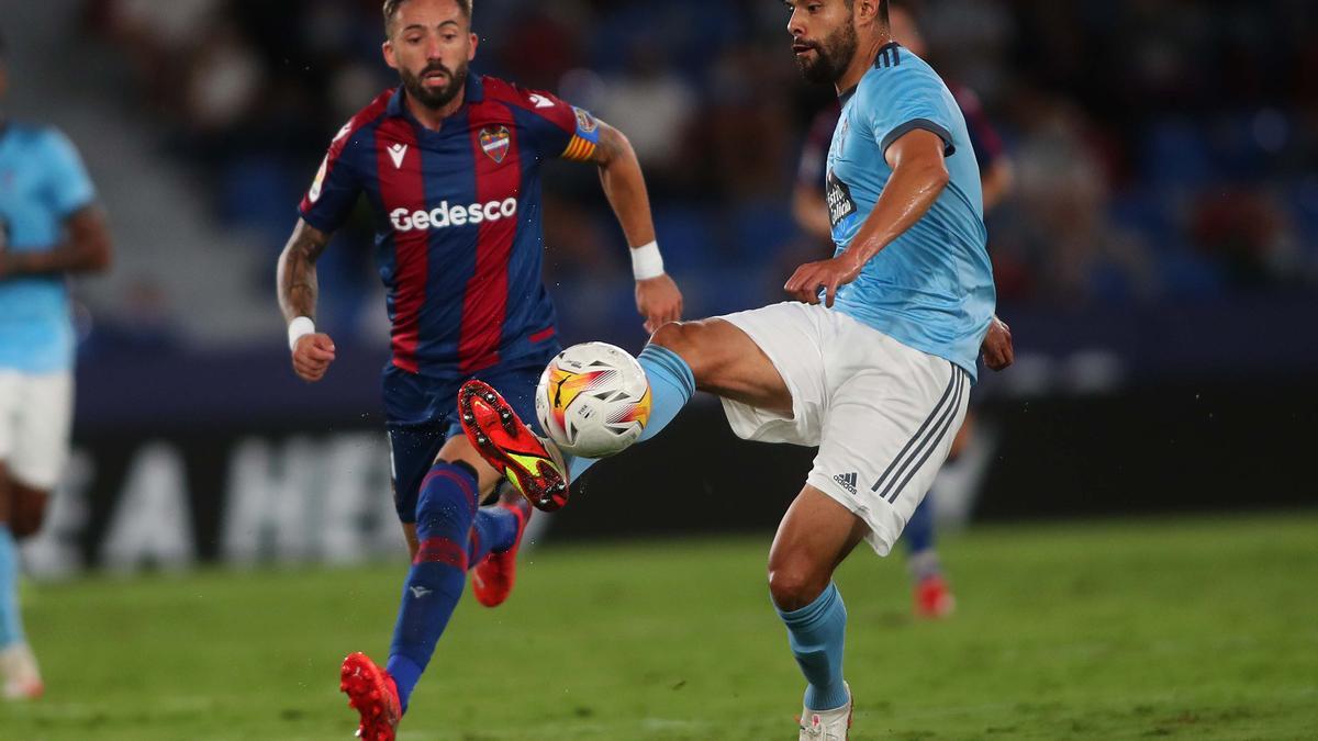 Morales, en el Celta-Levante