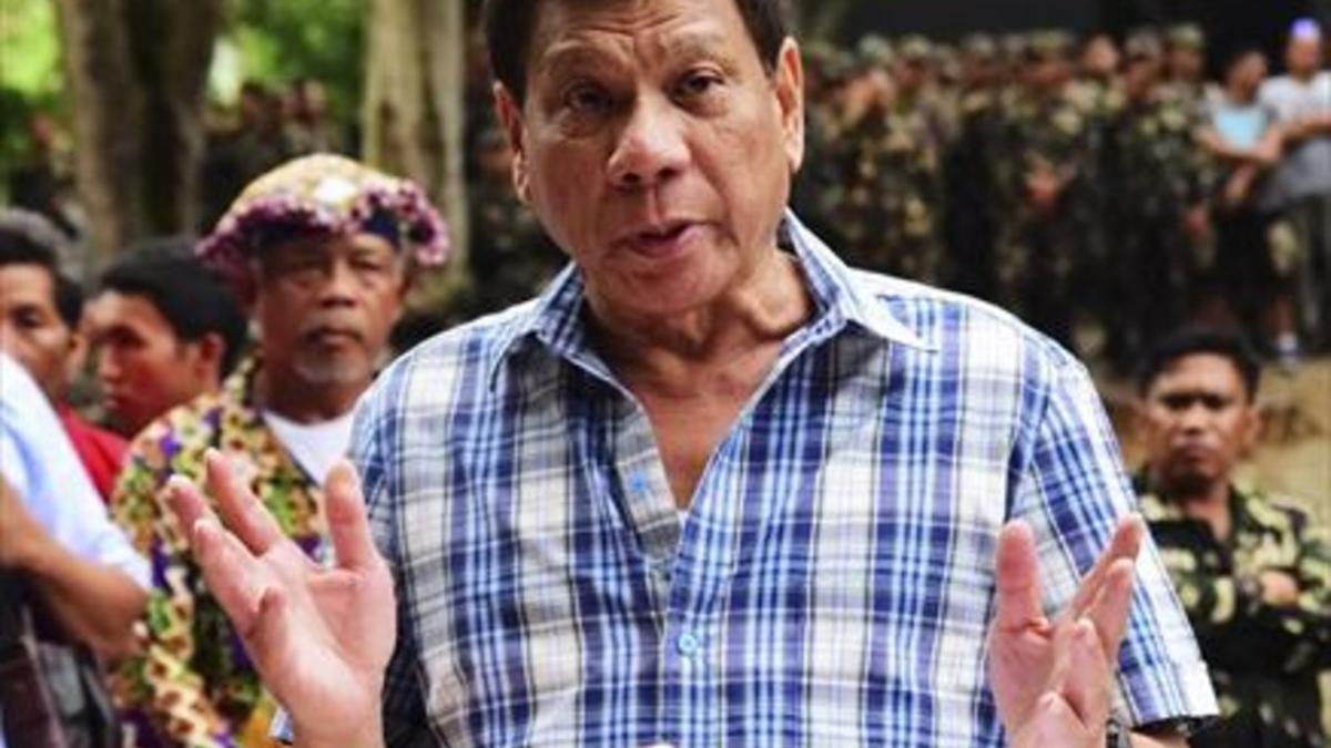 El presidente de Filipinas, Rodrigo Duterte.