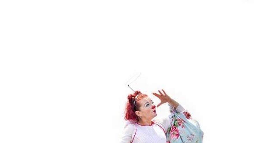 Pepa Plana caracterizada en "Paraíso pintado". // Pepaplana.com
