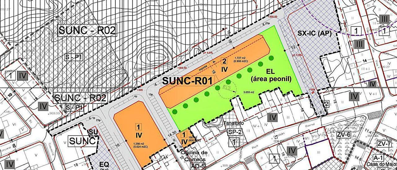 Plano del desarrollo del Sunc-R01.