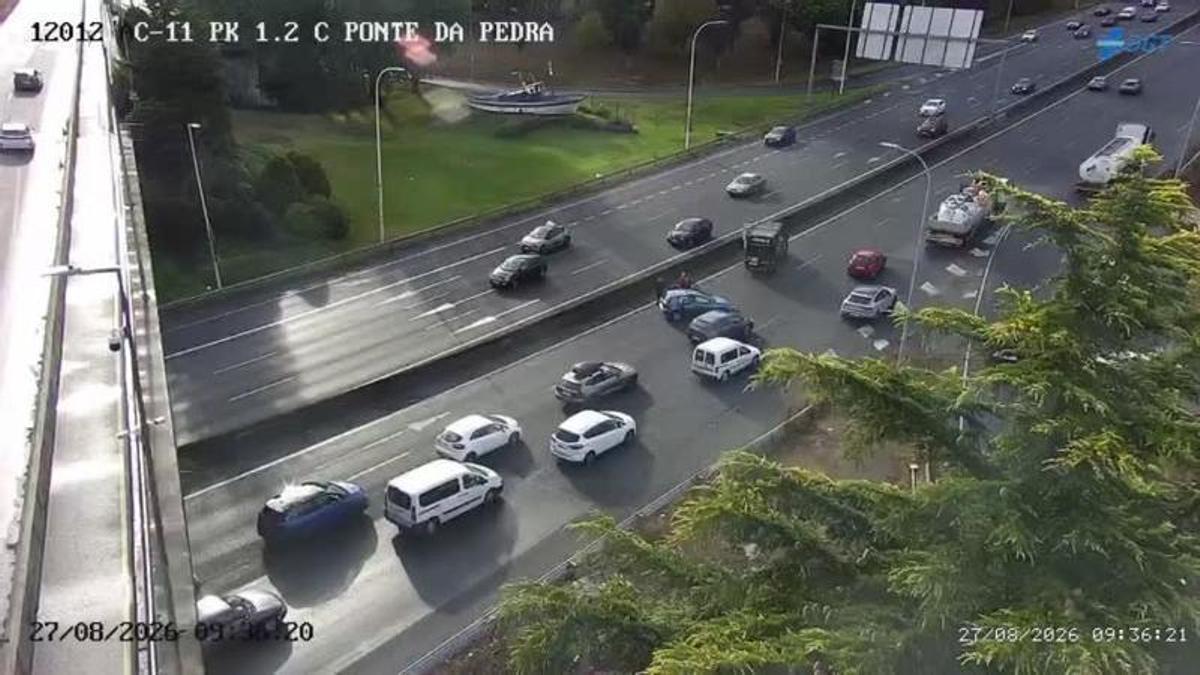 Accidente con heridos este jueves en Alfonso Molina.
