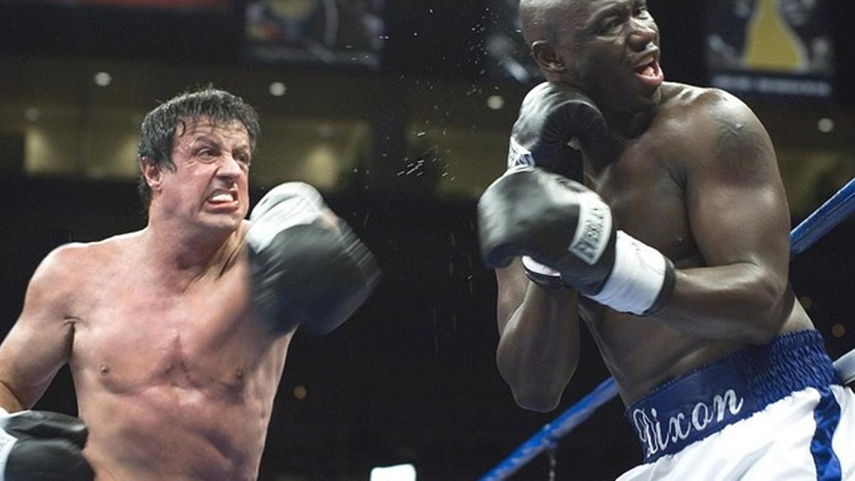 Sylvester Stallone (izquierda), en 'Rocky Balboa'.