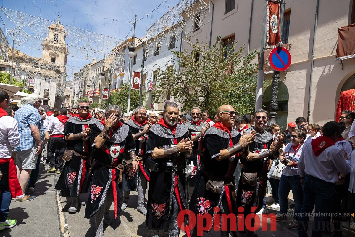 Moros y Cristianos en la mañana del dos de mayo en Caravaca