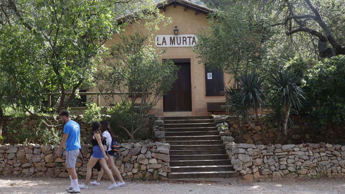 Acceso a la finca de la Murta en una imagen de archivo.