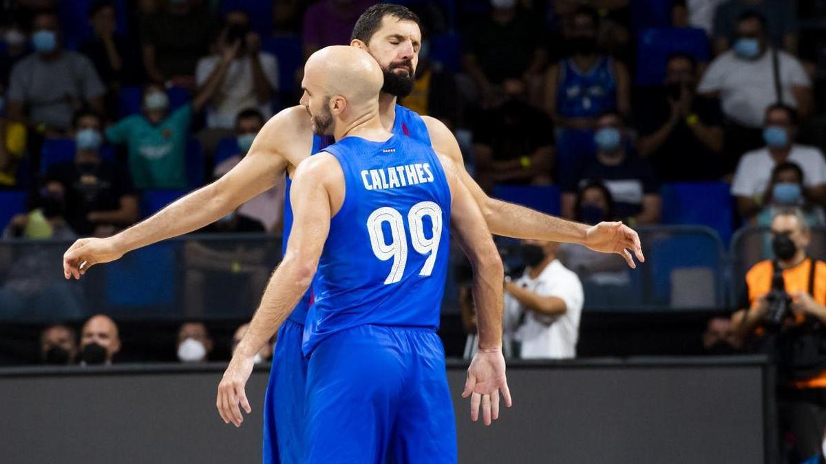 Mirotic y Calathes, los dos pilares en los que se apoya el Barça de nuevo esta temporada