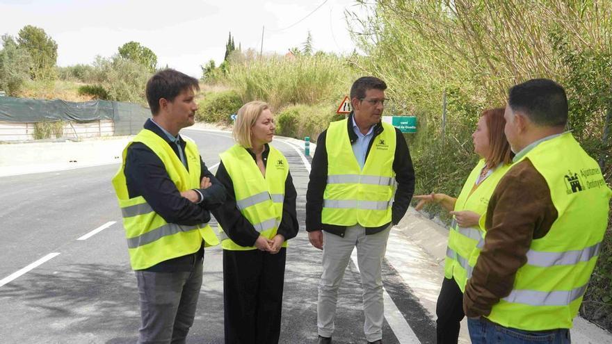 La diputación termina las obras del Camino Real de Gandia que conecta la Vall d’Albaida y la Safor desde Ontinyent