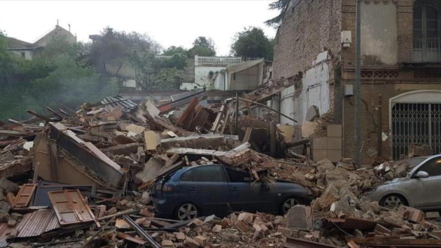 El derrumbe de Barbastro se achaca al «deterioro» del edificio